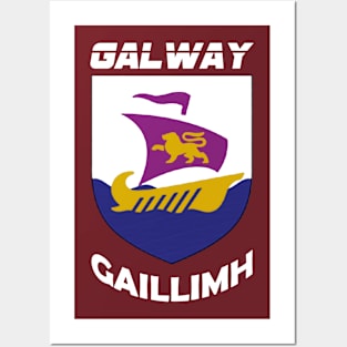 County Galway Ireland Crest Posters and Art